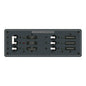 Blue Sea 8099 AC Main 4 Positions Toggle Circuit Breaker Panel  White Switches 8099