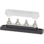 Blue Sea 2315 MiniBus 100 Ampere Common BusBar 4 x 1032 Stud Terminal with Cover 2315