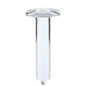 Lees 0 Degree Stainless Steel Swivel Base Flush Mount Rod Holder  Medium  2 OD X 65 Tube f Small Bent Butts RH5167V