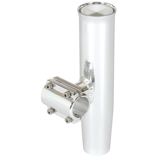 Lees ClampOn Rod Holder  Silver Aluminum  Horizontal Mount  Fits 1315 OD Pipe RA5202SL