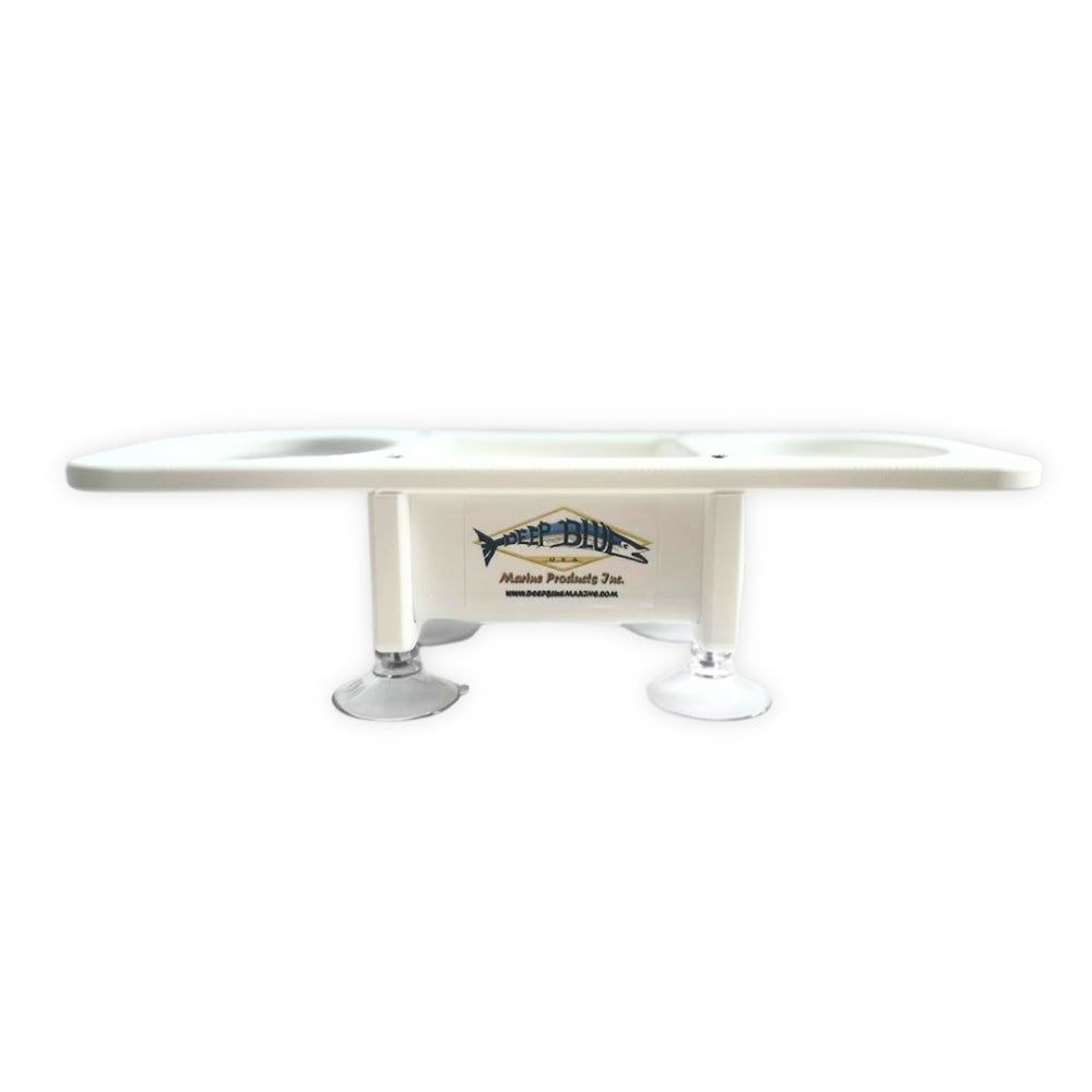 Deep Blue Marine Double Drink Holder wCenter Storage SB2