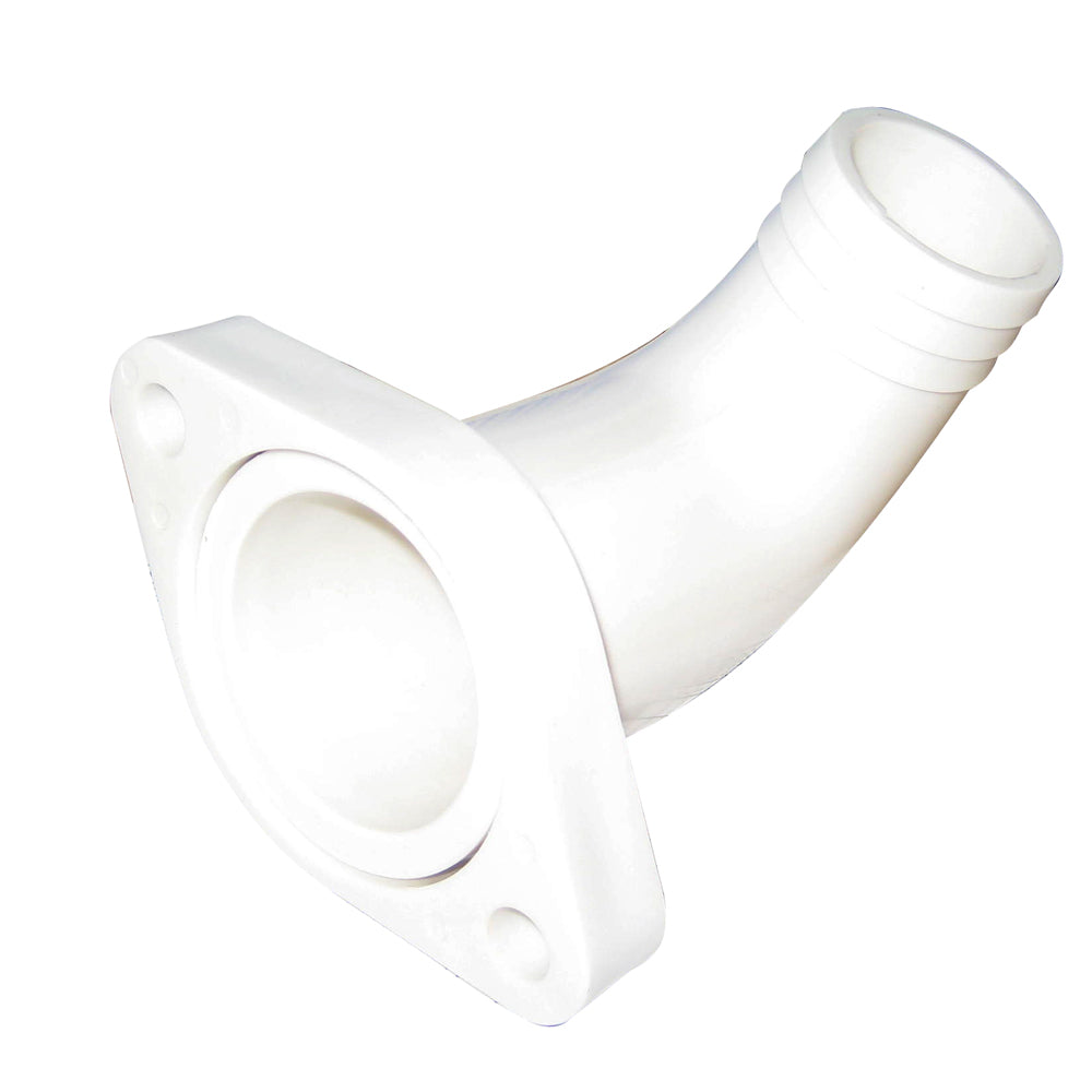 Raritan 90 Discharge Adapter wFlange  Straight To 90 1222AW