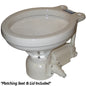 Raritan Sea Era Electric Toilet  Household Style  Integral Pump  Straight  90 Discharge  12v 160HI012