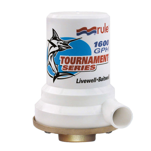 Rule Tournament Series Bronze Base 1600 GPH Livewell Pump 209B