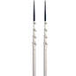 Lees 165 Bright Silver Black Spike Telescopic Poles fSidewinder TX3916SLSL