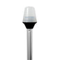 Attwood Frosted Globe AllAround Pole Light w2Pin Locking Collar Pole  12V  36 5110367