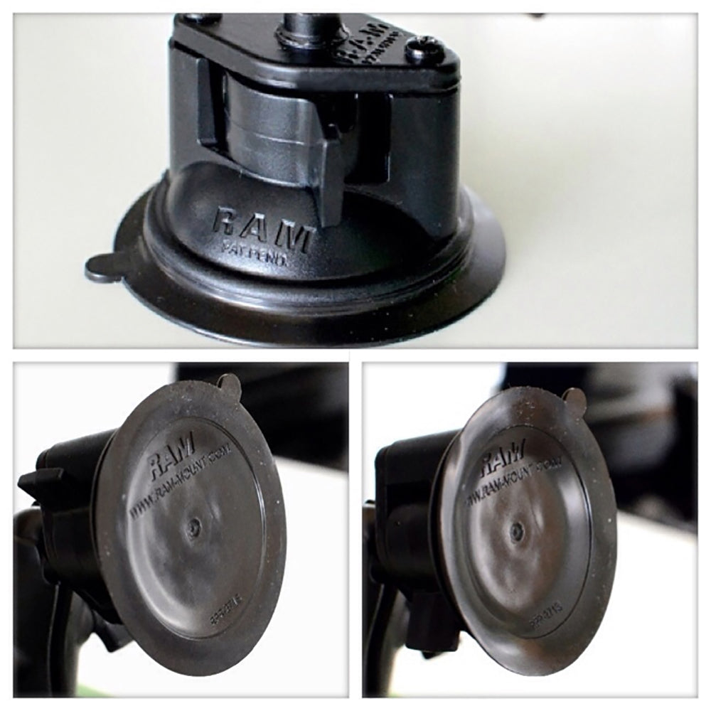 RAM Mount TabTite iPad  HP TouchPad Cradle Twist Lock Suction Cup Mount RAMB166TAB3U