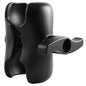 RAM Mount Double Socket Short Arm f338 E Size Ball Base RAME201UD