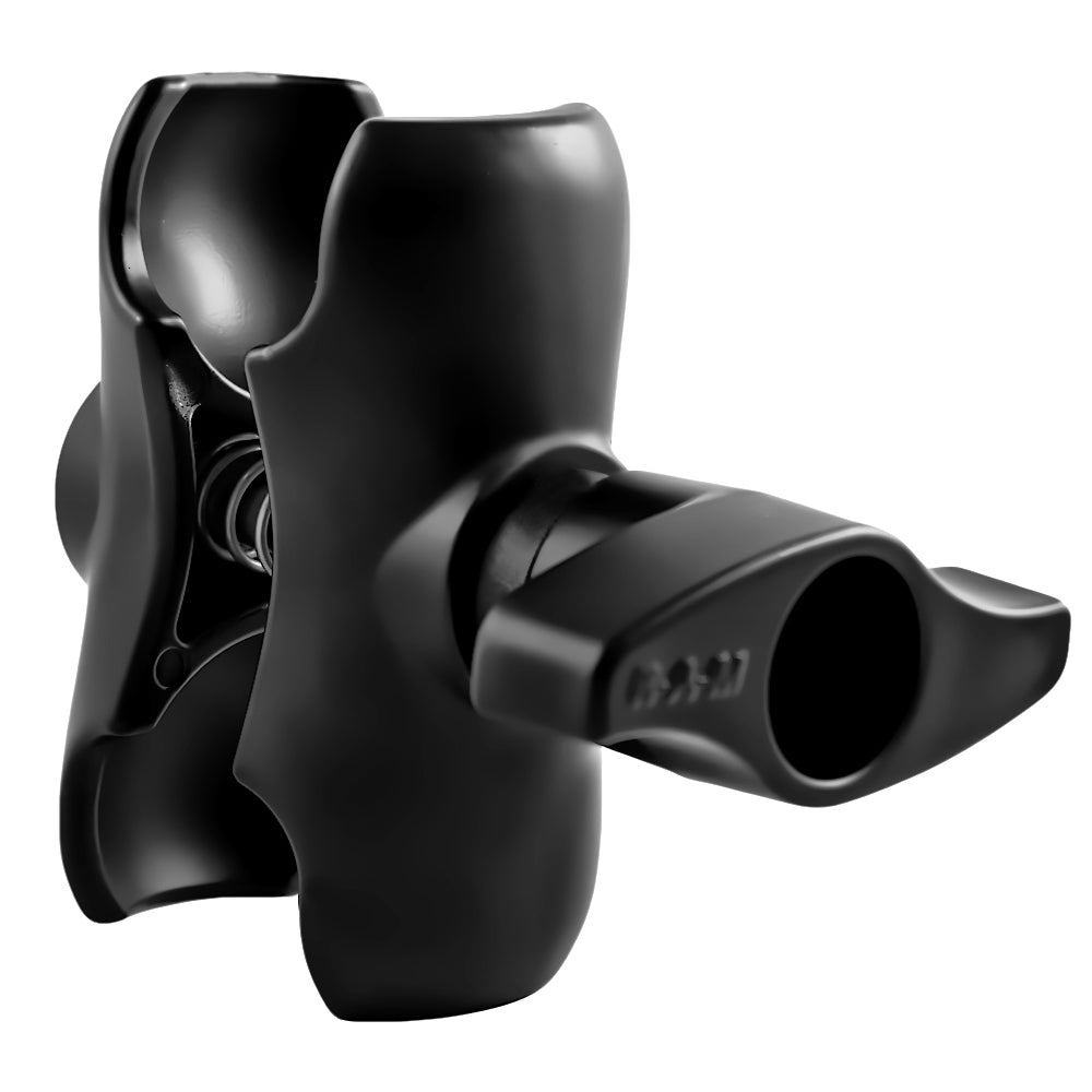 RAM Mount Double Socket Short Arm wJam Nut f225 Base RAMD201UCMI1
