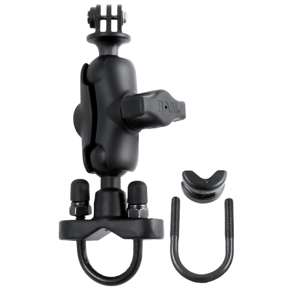 RAM Mount GoPro Hero Short Arm Handlebar Rail Mount RAMB149ZAGOP1U