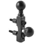 RAM Mount Motorcycle BrakeClutch Reservoir Base w2 1 Balls RAMB3092U
