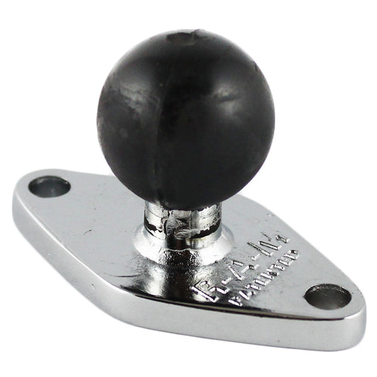 RAM Mount Chrome Diamond Base w1 Ball RAMB238CHU