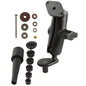 RAM Mount Fork Stem Motorcycle Base wDouble Socket Diamond RAMB176U