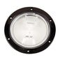 Beckson 4 Clear Center Screw Out Deck Plate  Black DP40BC