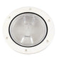 Beckson 4 Clear Center ScrewOut Deck Plate  White DP40WC