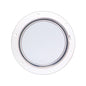 Beckson 6 Clear Center PryOut Deck Plate  White DP61WC