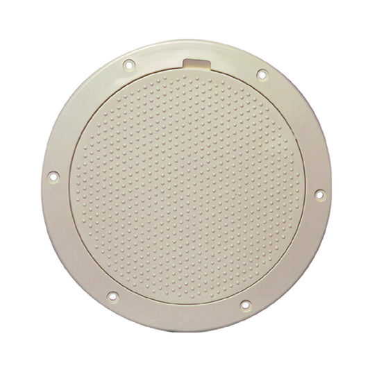 Beckson 6 NonSkid PryOut Deck Plate  Beige DP63N