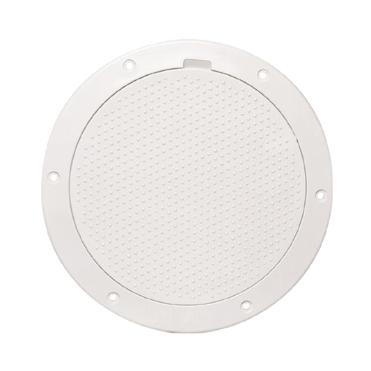 Beckson 6 NonSkid PryOut Deck Plate  White DP63W