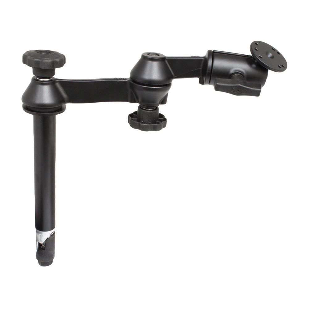 RAM Mount Double Swing Arm w8 Male and No Female TelePole RAMVPSW18