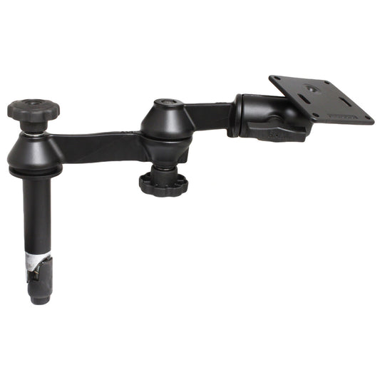 RAM Mount Double Swing Arm w4 Male  No Female TelePole  VESA Plate RAMVPSW142461
