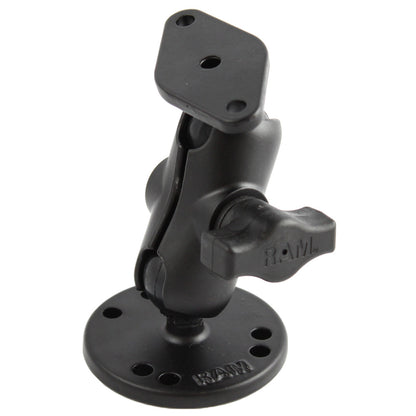 RAM Mount Flat Surface Mount Short Arm wDiamond Base RAMB138UA