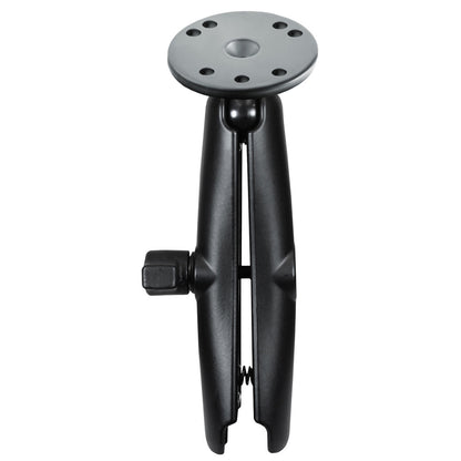 RAM Mount Long Double Socket Arm w25 Round Base RAMB103UC