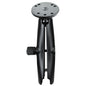 RAM Mount Long Double Socket Arm w25 Round Base RAMB103UC