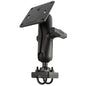 RAM Mount 15 Rail Mount wDouble UBolt Bases  3625 Square Base RAM3341U