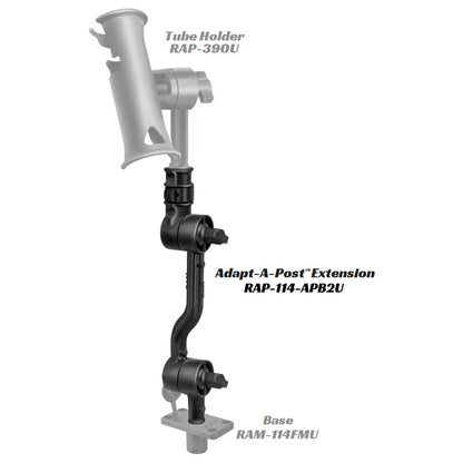 RAM Mount Adjustable AdaptaPost 135 Extension Arm RAP114APB2U