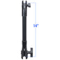 RAM Mount 14 Long Extension Pole w1 and 15 Single Open Socket RAPCB20114U