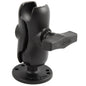 RAM Mount 15 Ball Short Arm w25 Round Base RAM103UB