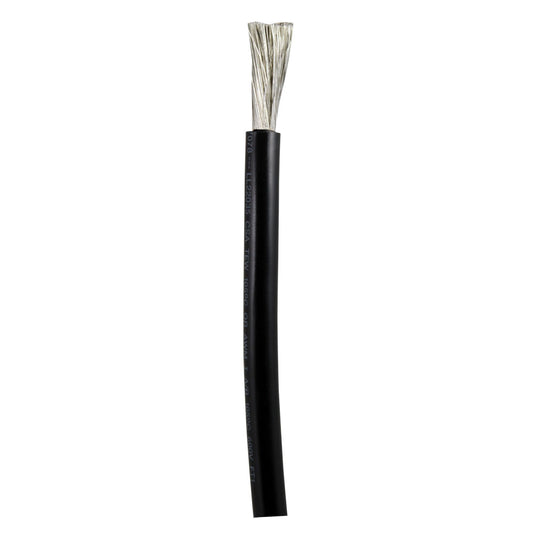Ancor Black 6 AWG Battery Cable  Sold By The Foot 1120FT