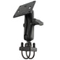 RAM Mount 15 Rail Mount wDouble UBolt Base  3625 Square Base VESA 75mm x 75mm Hole Pattern RAM334U