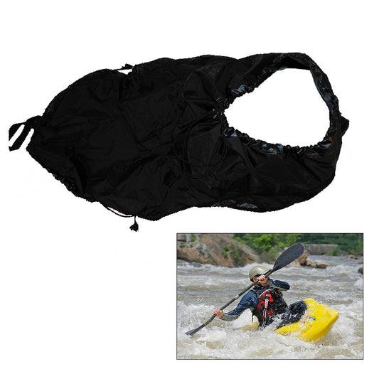 Attwood Universal Fit Kayak Spray Skirt  Black 117765