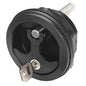 Whitecap Compression Handle  Nylon BlackBlack  Locking 3726BC