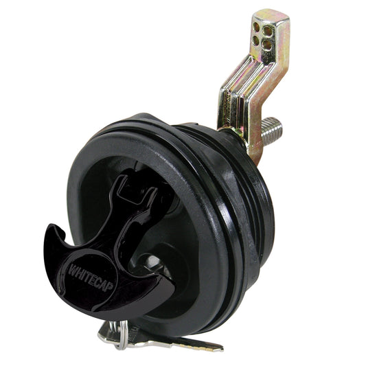 Whitecap THandle Latch  Nylon BlackBlack  Locking 3226BC