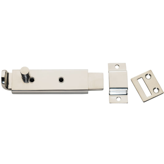 Whitecap Spring Loaded Slide BoltLatch  316 Stainless Steel  5516 S0588C