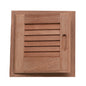Whitecap Teak Louvered Door  Frame  Left Hand  12 x 12 60721