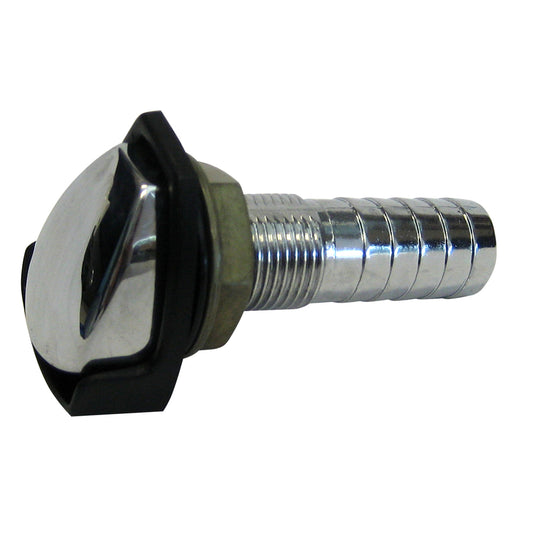 Perko Gas Tank Vent wSplash Guard  Chrome Plated Zinc   Hose 0506DP4CHR