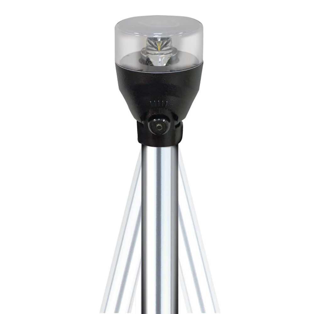 Attwood LED Articulating All Around Light  36 Pole 553036A7