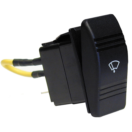 Schmitt Marine Wiper Switch  3Position Rocker 40400