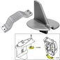 Tecnoseal Anode Kit wHardware  Yamaha 150200HP Left Hand Rotation  Aluminum 21102AL