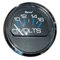 Faria Chesapeake Black 2 Voltmeter 1016 VDC 13705