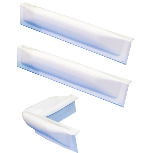 Dock Edge 3 Piece Dock Bumper Kit  1 Corner Piece 2 18 Straight Pieces DE73100F