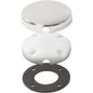 Blue Sea Side Entry CableClam wStainless Steel Dress Cap 1007100