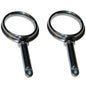 Perko Round Type Rowlock Horns  Plain Zinc 1267DP0ZNC
