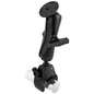 RAM Mount Large ToughClaw Base wDouble Socket Arm  15 Round Base Adapter RAP401202U