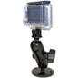 RAM Mount 1 Ball Mount wCustom GoPro Hero Adapter RAMB138GOP1U
