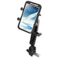 RAM Mount ToughClaw Base wLong Double Socket Arm  Universal XGrip IV fLarge PhonePhablet Cradle RAMB400CUN10U