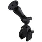 RAM Mount Medium ToughClaw Base wDouble Socket Arm  15 Round Base Adapter RAP404202U